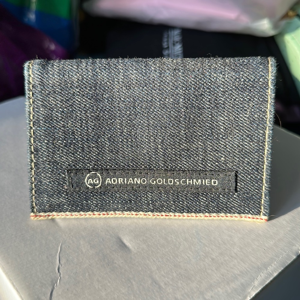 Adriano Goldschmeid Denim Wallet